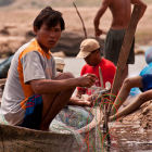 Fishing on the Mekong River